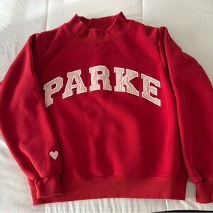 Parke Valentines 2026 Red Women's Crew S/M